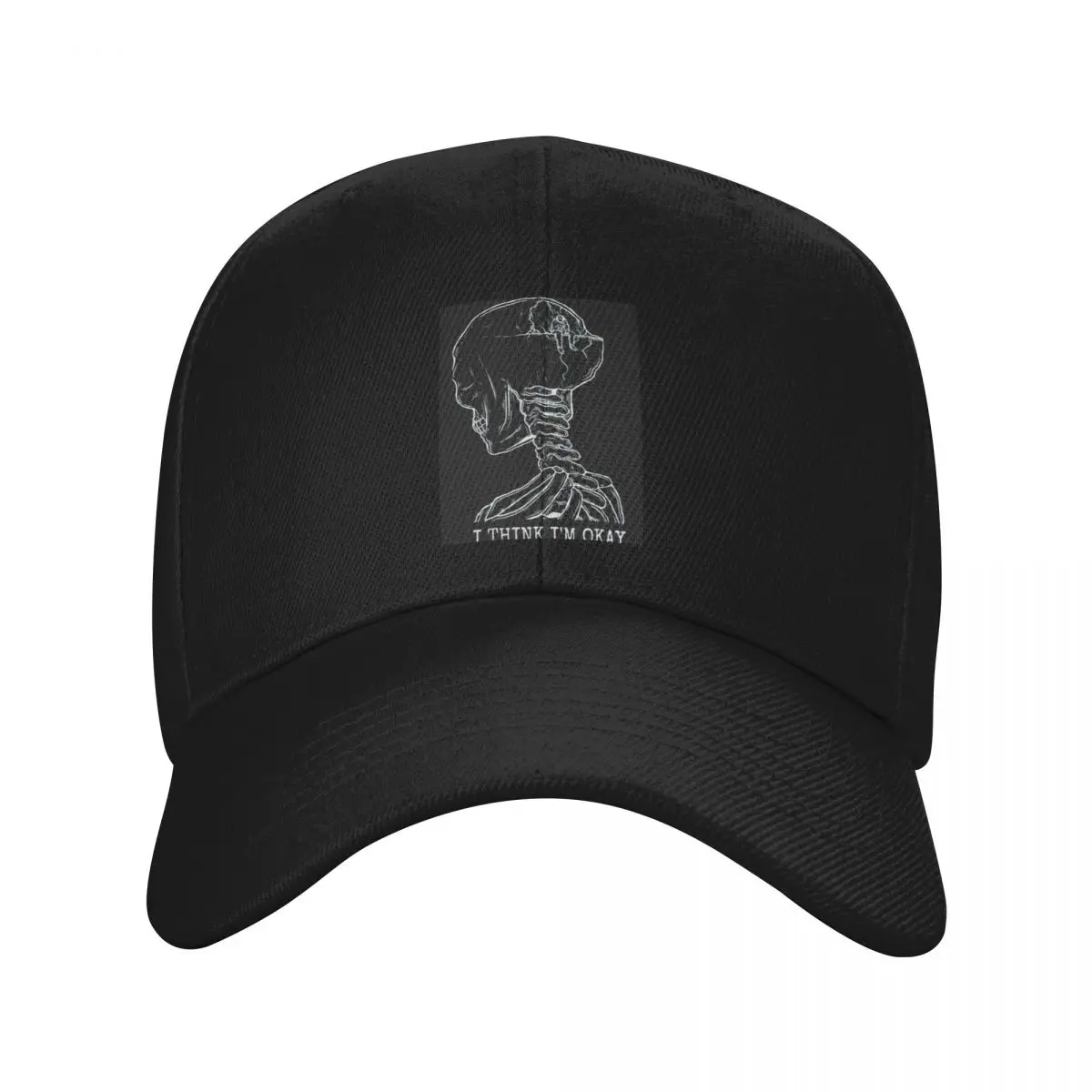 

I think I'm OKAY sticker - Machine Gun Kelly Baseball Cap luxury caps cute Kids Hat Men Luxury Brand Women's