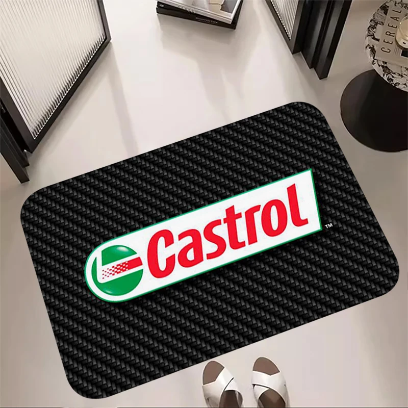 Living Room Rugs Foot Carpets Castrol Entrance Doormat Kawaii Rug Floor Mats Carpet Anti Slip Mat Home Kitchen Hallway Decor