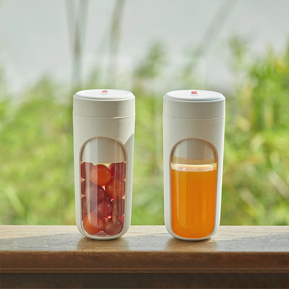 เครื่องคั้นน้ำผลไม้แบบพกพามัลติฟังก์ชั่นไร้สายประกอบไฟฟ้าส่วนบุคคล Juicer Juicer USB ชาร์จ Mini คั้นน้...