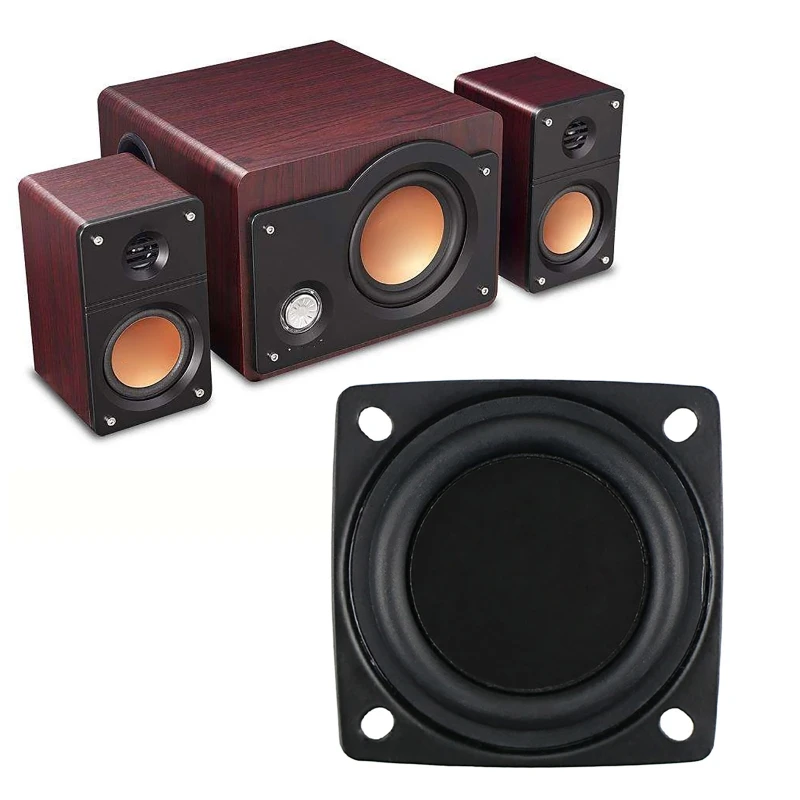 Speaker Passive Radiators Replacement Kits Bass Speaker Passive Radiator High Performance Vibration Iron Plate 52mm