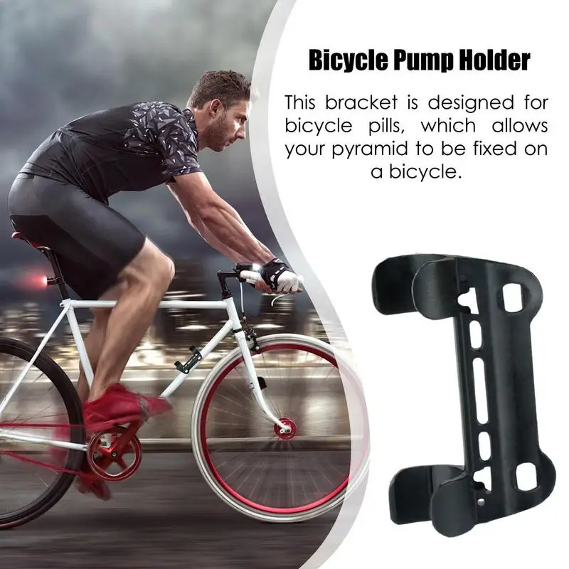 Bicycle Pump Holder Sturdy Hand Pump Fixing Clip Air Pump Supplies For Road Bike MTB Sports Balls With Nylon Straps