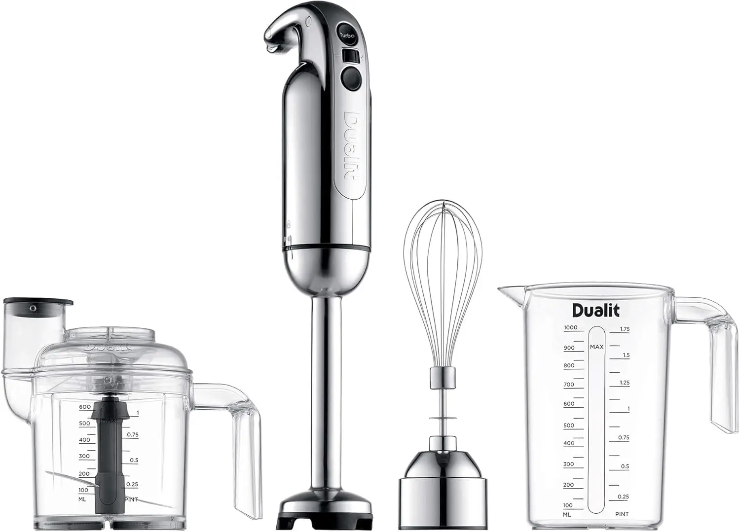 

Immersion Blender with Accessory Kit, Chrome