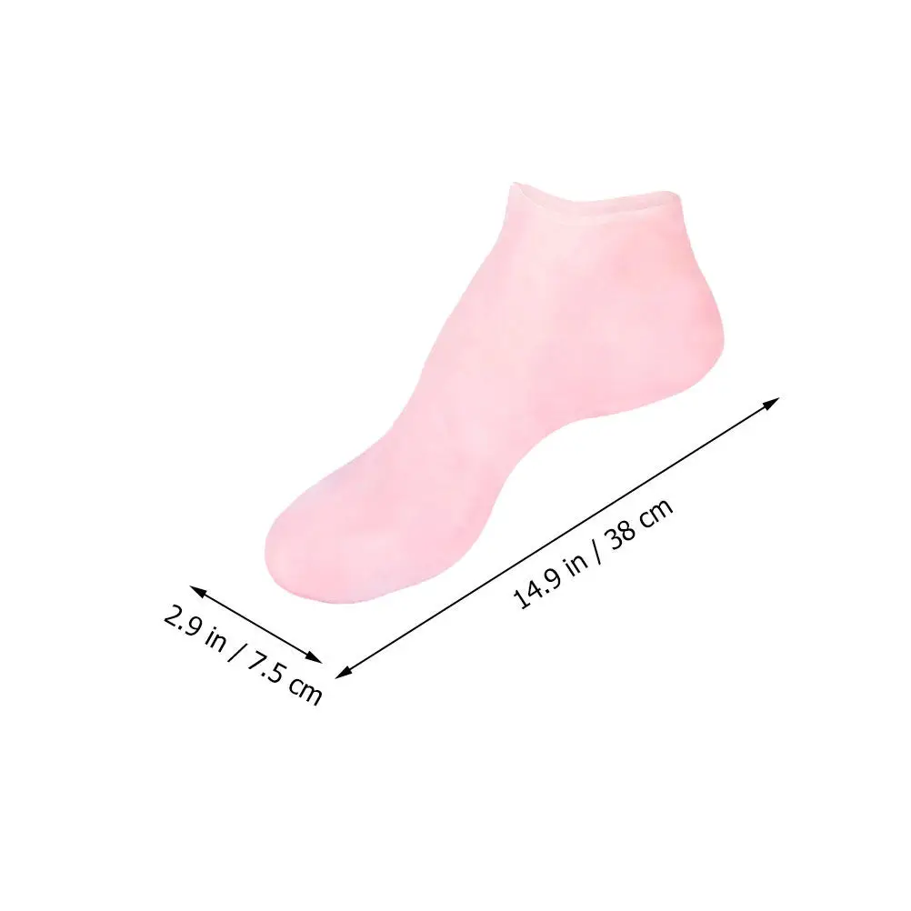1Set Moisturizing Foot Socks Callus Remover Exfoliating Socks for Dry Cracked Feet Skin Repair Softening Smooth Feet Care view 3