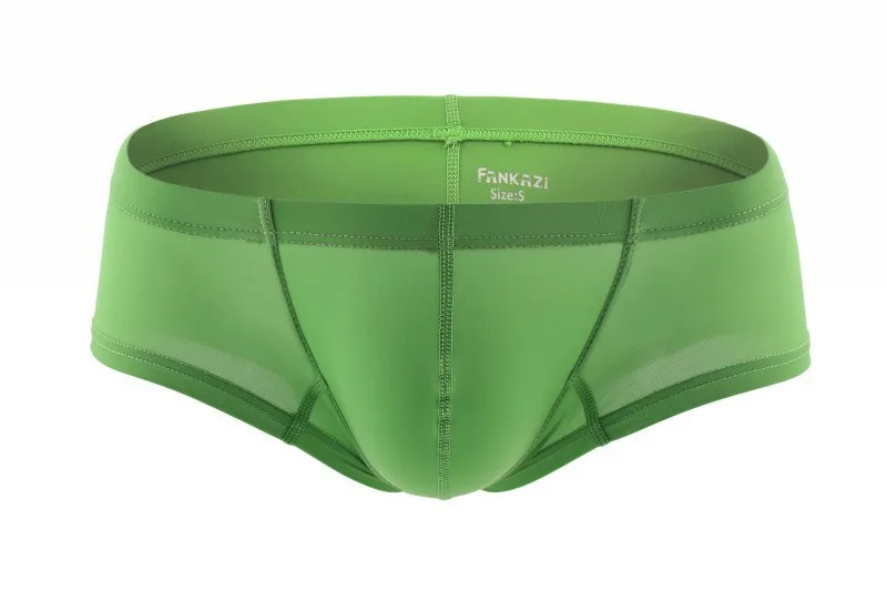 

Men's Bulge Boxy Underwear Youth Low Waist Boxer Briefs Ultra-Thin Ice Silk Stretchy Underwear Breathable Comfortable Daily Wear