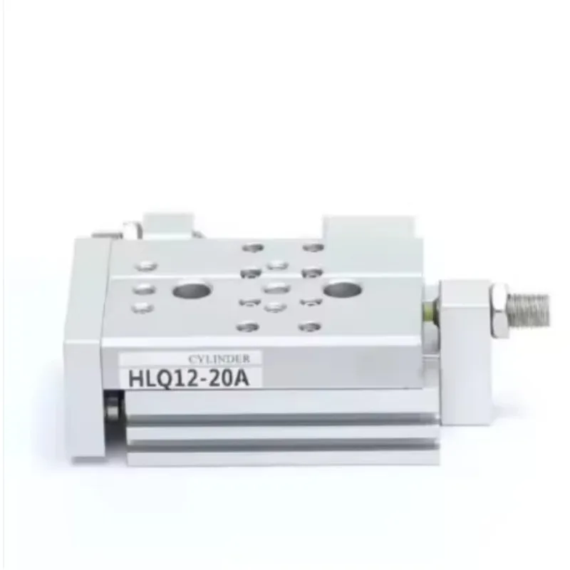 

HLQ Pneumatic Cylinder Small Precision Pneumatic Slide Table Cylinder Linear Double Track Slide Rail Cylinder With Magnetic