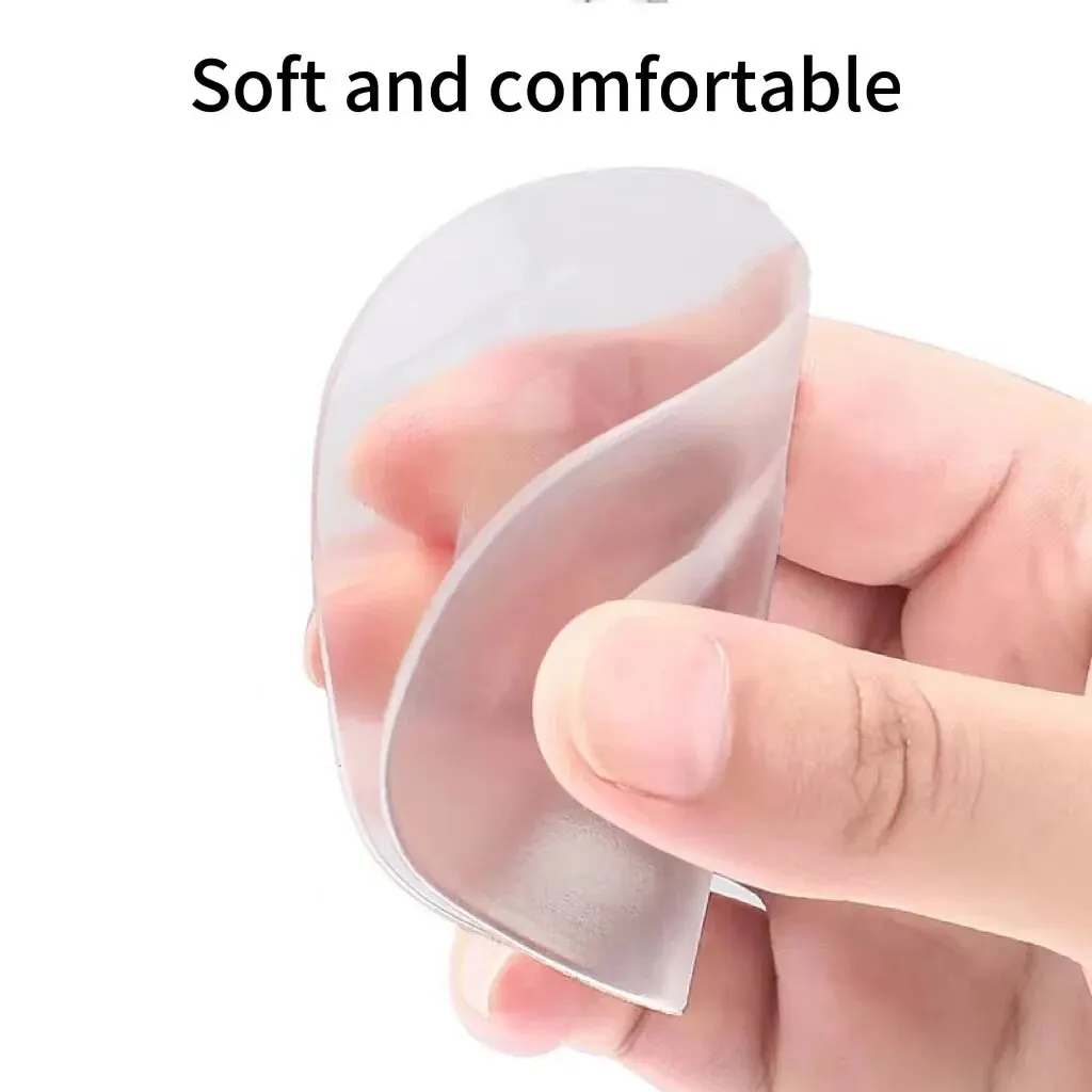 GEL Forefoot Pad Half Size Pad Women Half Size Pad High Heel Insole Thickened Anti Slip Transparent Forefoot Pad Soft Pad