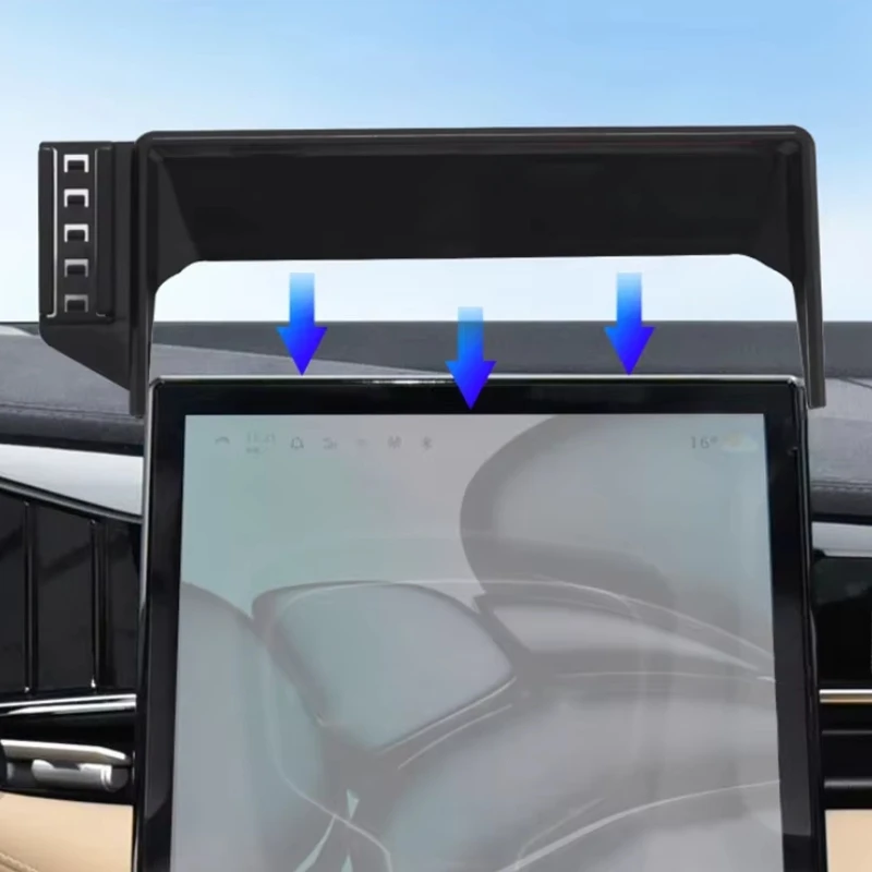 

For Geely Atlas 2nd Gen Starray Car Mobile Phone Holder Central Control Display Screen Mount Gravity Bracket Stand Accessories