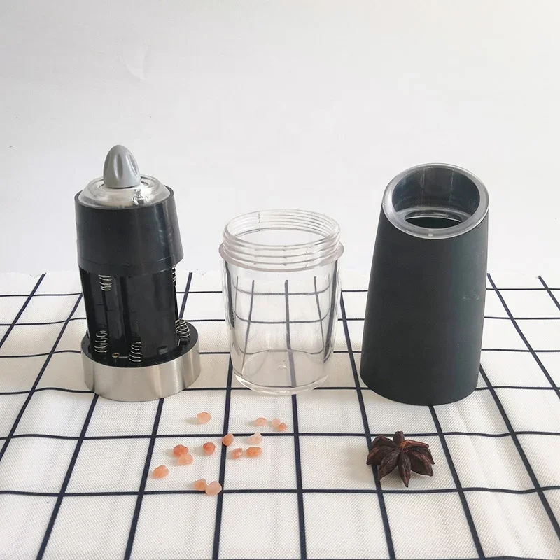 Hot Selling Automatic Gravity Pepper Mill Battery Operated Electric Salt And Pepper Grinder Mill Set