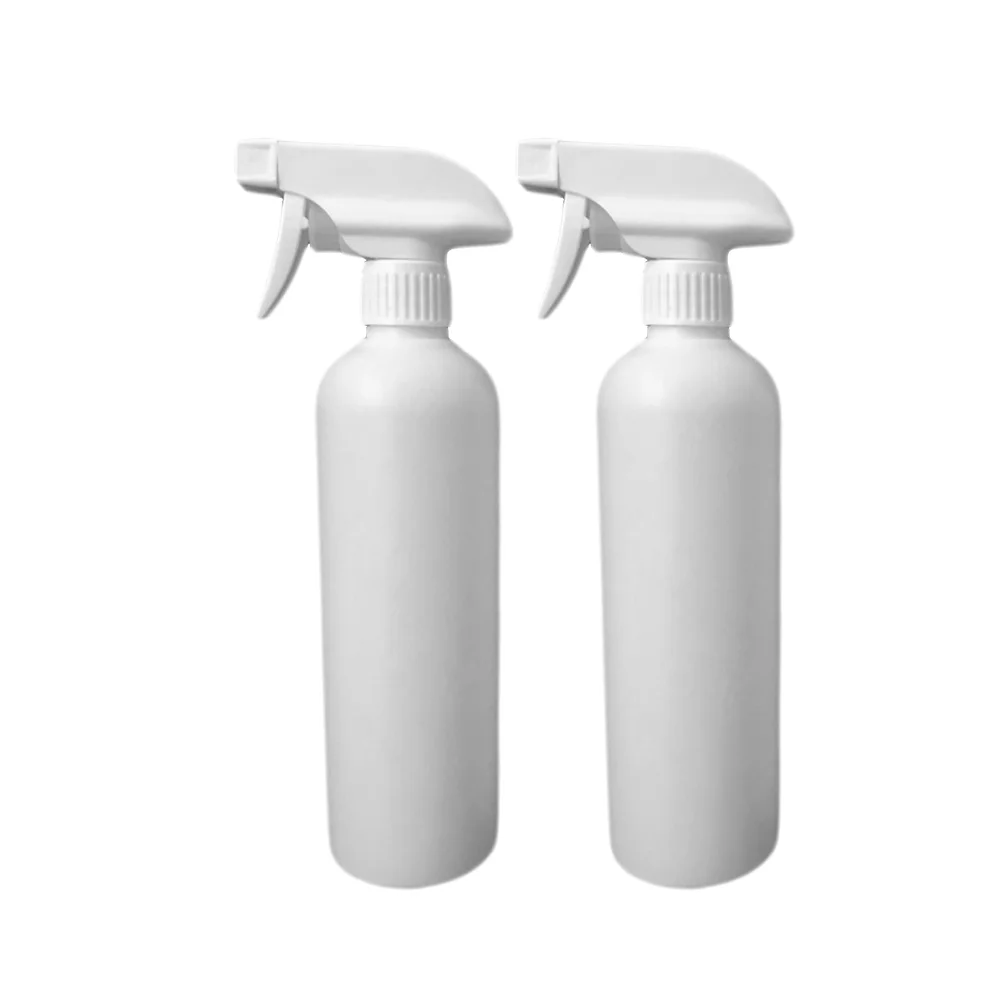 Botellas de plástico con pulverizador de 500ml, dispensador portátil vacío, gran volumen, a prueba de fugas, para limpieza de coche, riego de flores, 4 Uds.