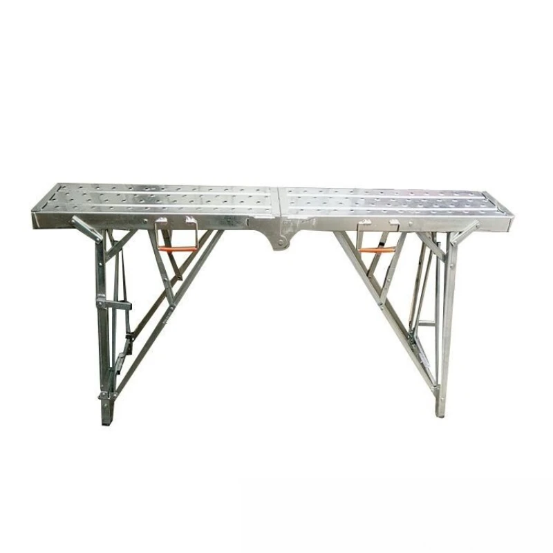 

Folding scaffolding for interior decoration is easy to disassemble and assemble