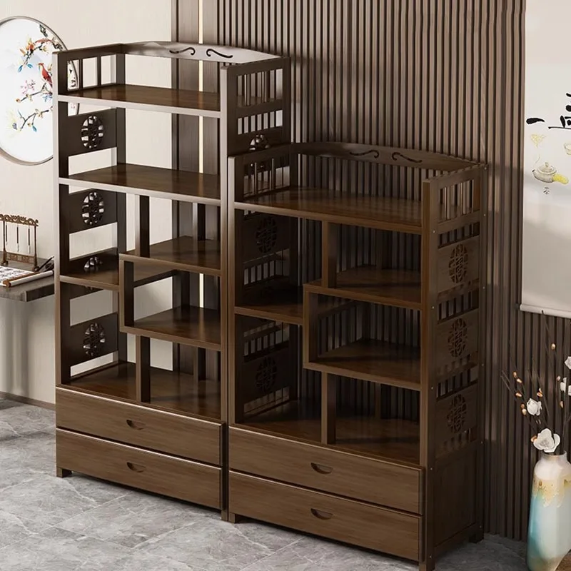 Minimalist Bookcases Floor Cabinets Display Storage Shelf Living Room Children Rack Libreria A Muro Living Room Furniture