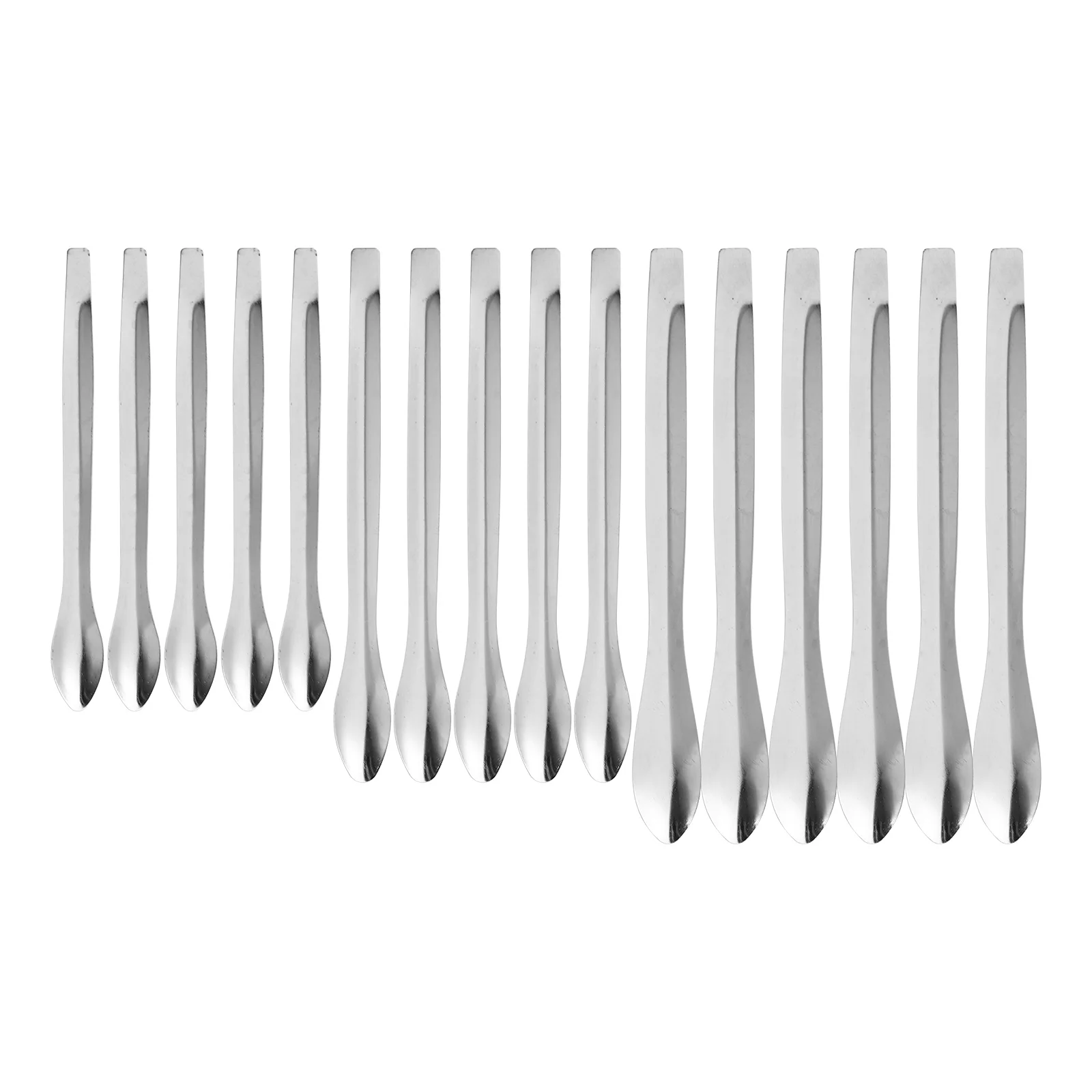 

18 Pcs Lipstick Spoons Stainless Steel Facial Tools Subpackaging Makeup Accessories Beauty Cream Lotions PowderSpoons