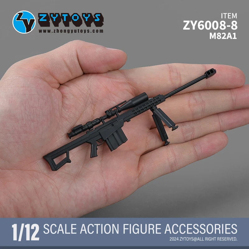 ZYTOYS Set senjata 1/12 m1944 98K, senapan Sniper Bren MK43 AK74M MK13 M200 M82A1 untuk 6 inci tokoh aksi koleksi ZY6008 display