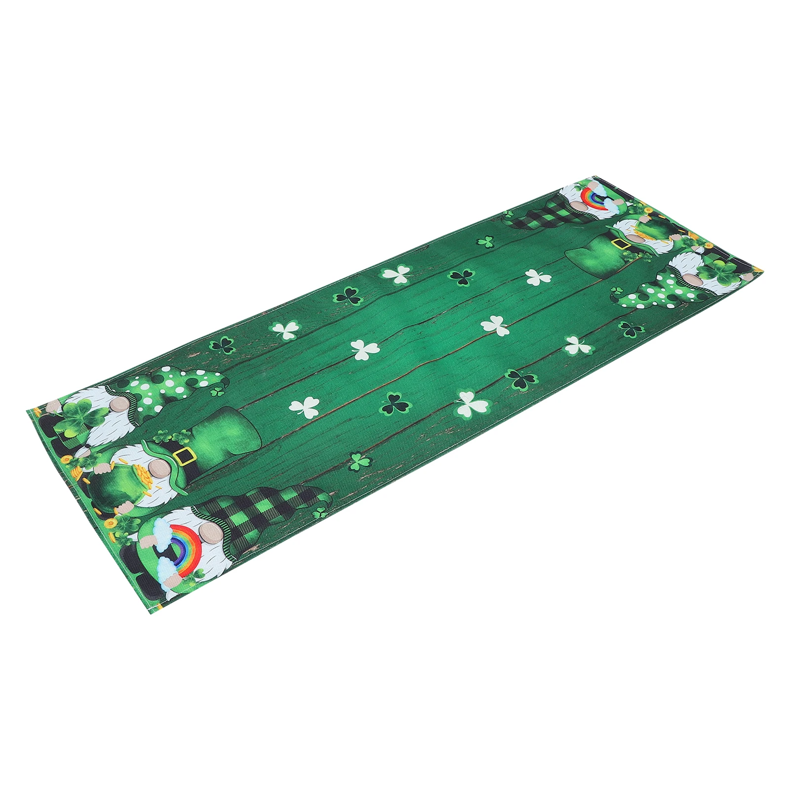 

Shamrock Table Runner Patrick'S Day Party Tablecloth Decorative Dinner Banquet Runner For Buffet Picnic Restaurant