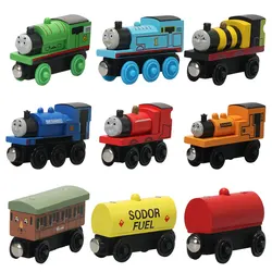 Thomas and Friends Wooden Trains Pocket Toy Magnetic Connectable Track Trains Gordon Handel Oliver Henry for Kids Birthday Gifts