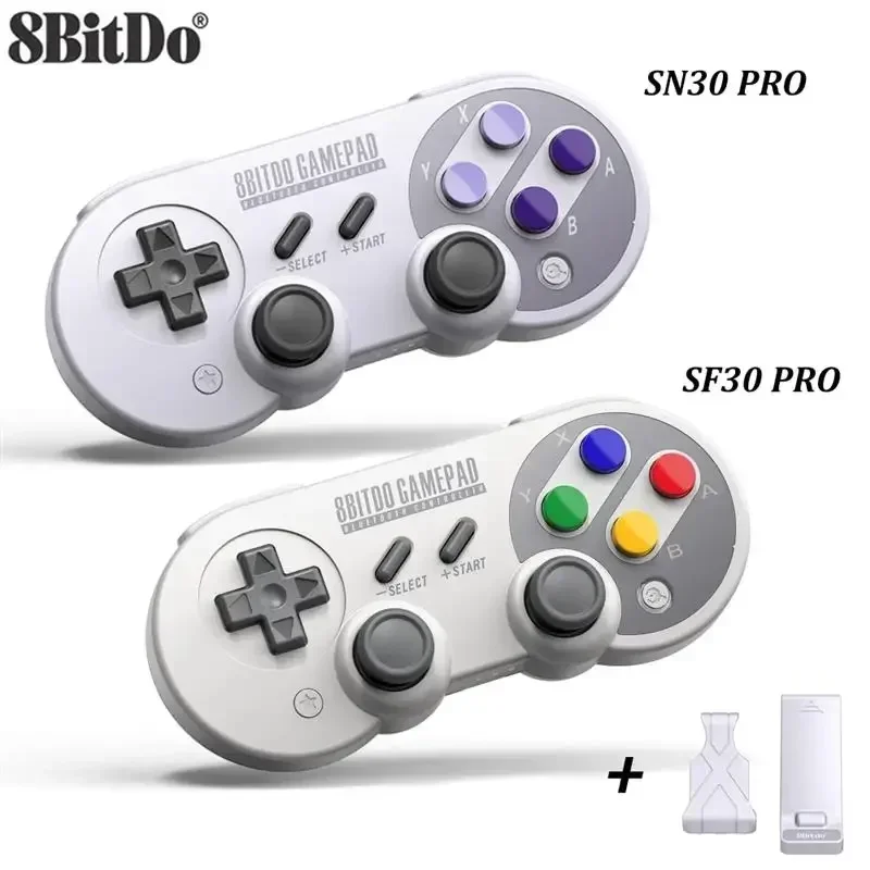 

Top! 8BitDo SF30 Pro SN30 Pro Wireless Bluetooth Gamepad Controller for Windows Android macOS Nintendo Switch Steam with