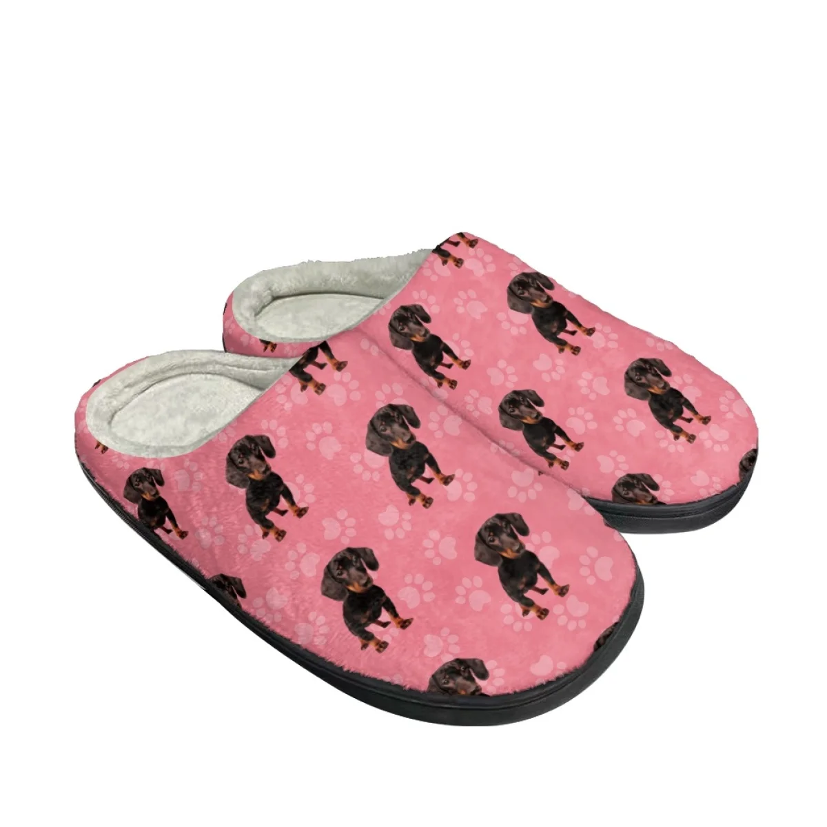 Dachshund Design Indoor Casual Footwear Autumu Winter Ladies Home Warm Slippers Dropshipping Comfortable Women Cotton Slippers