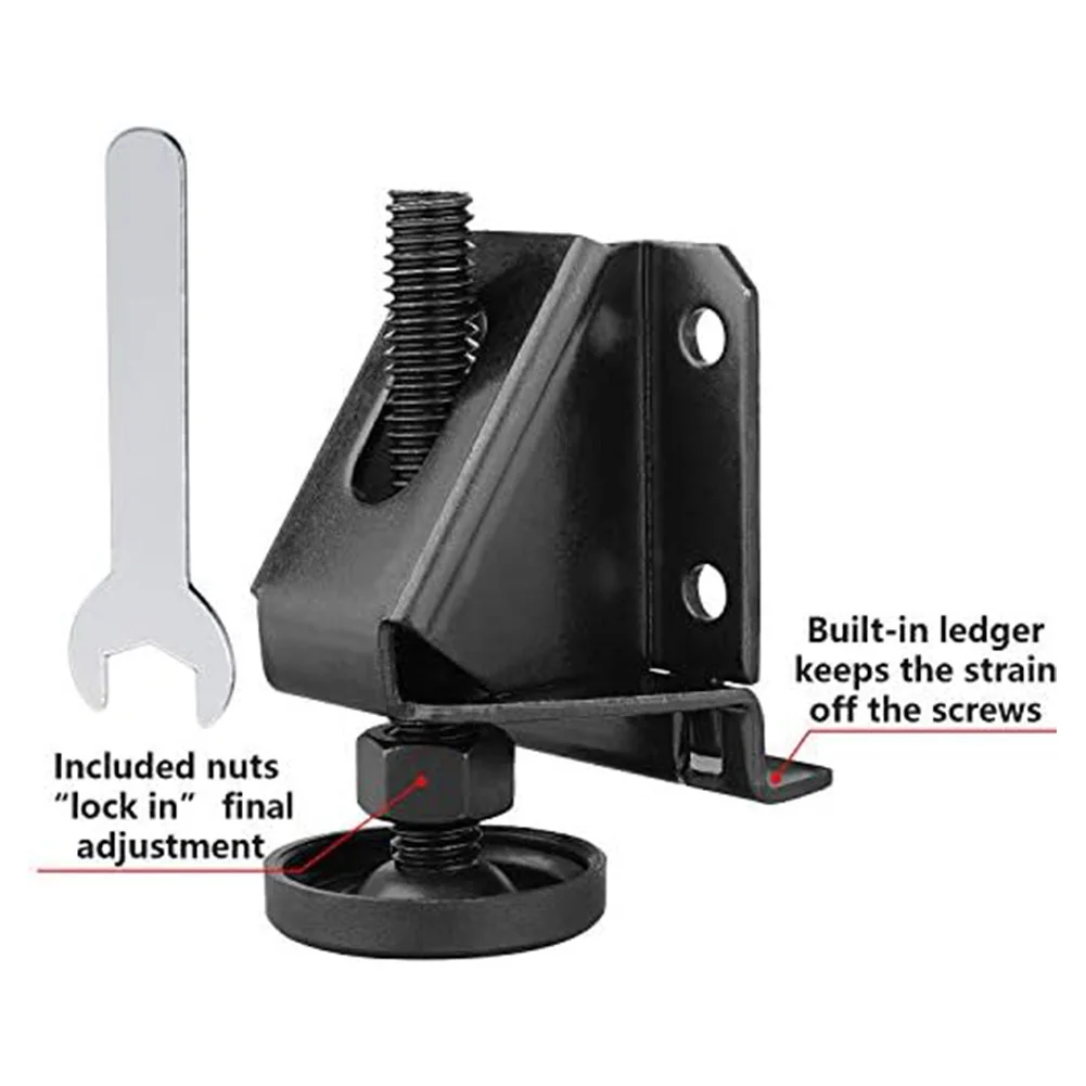 for Furniture Leveling Feet AdjuFor Stable 0 to 2 12 Inches Height Support with L Shaped Mounting Bracket  for