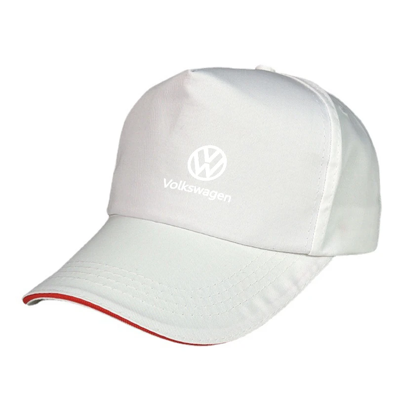 Car Logo Baseball Cap Adjustable Sports Hats Outdoor Summer Sun Hat For VW Golf Jetta Passat mk4 mk6 CC Scirocco Sagitar Magotan