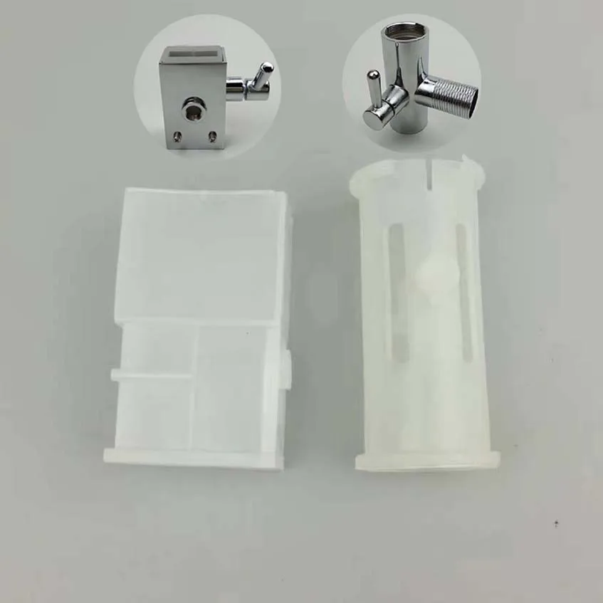 

plastic parts for shower rod holder， sliding bar inner flexible plastic sleeve