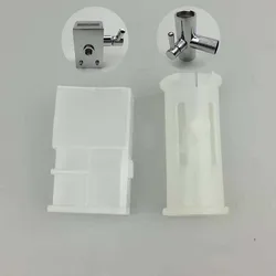 plastic parts for shower rod holder, sliding bar inner flexible plastic sleeve