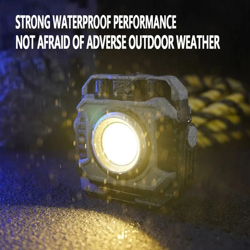 786 Work lights1500LM COB Floodlight ABS+TPRt  1600LM Spotlight Stepless Dimming Camping ligh