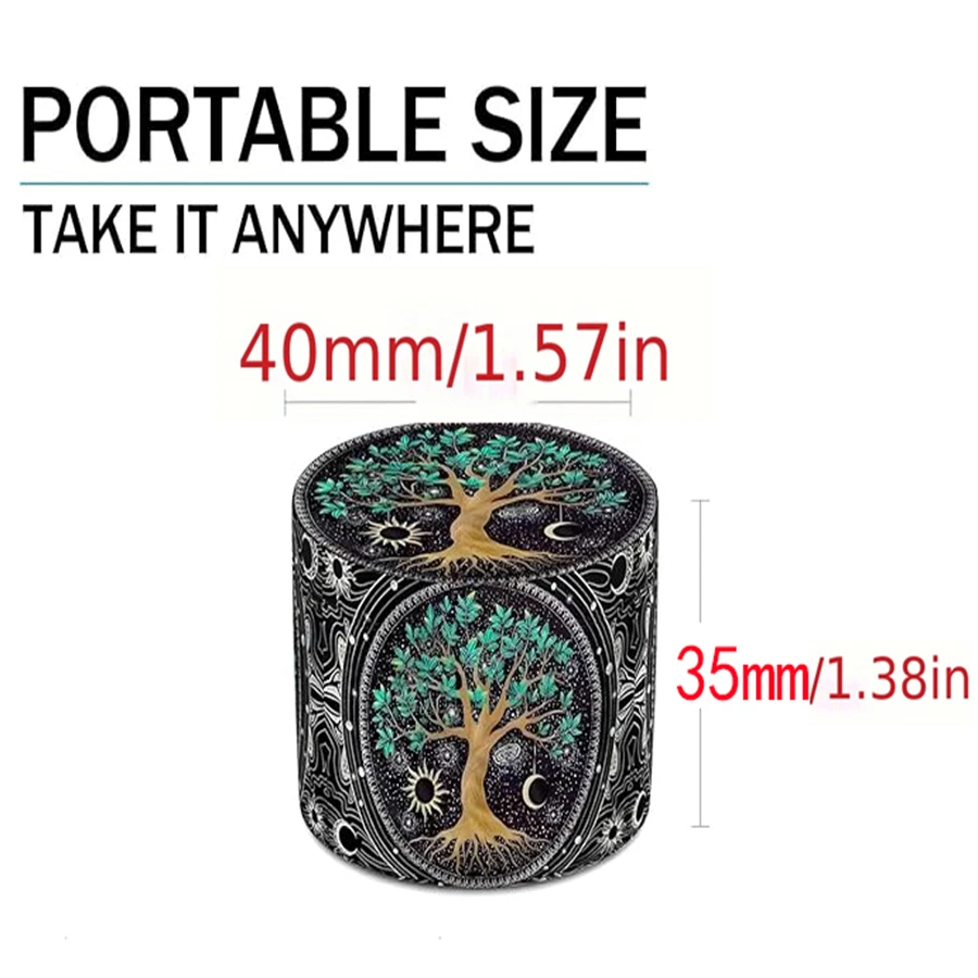 40 Mm Metal Herb Grinder Boho Tree of Life 4 Layer Herbal Tobacco Grinders  Smoking Accessories