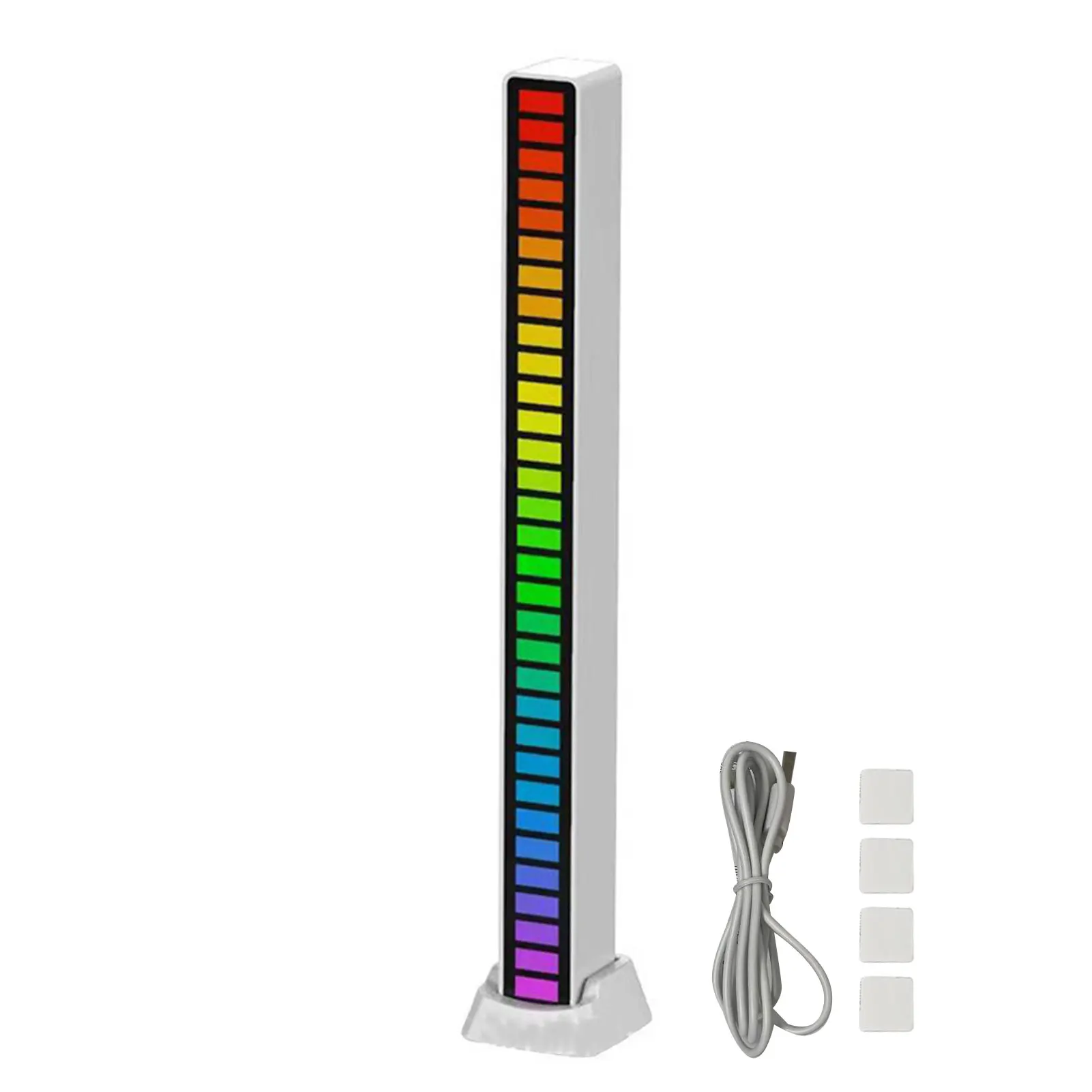 Carro novidade festa decoração de casa romântico data ritmo base sensível adesivo controle som rgb ambiente desktop barra luz led jogos