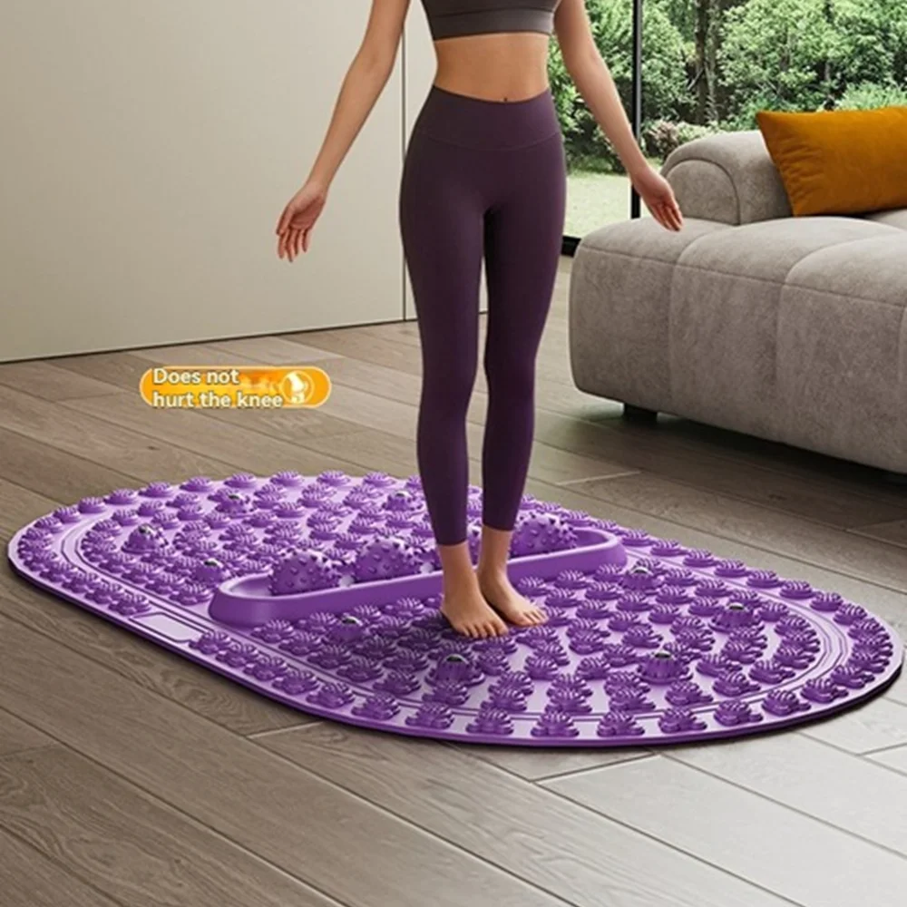 Fingerpressure Board Foot Massage Pad Health Walk Pressure Board Foot Massage Pad Foot Yoga Acupressure Mat Training Accessories
