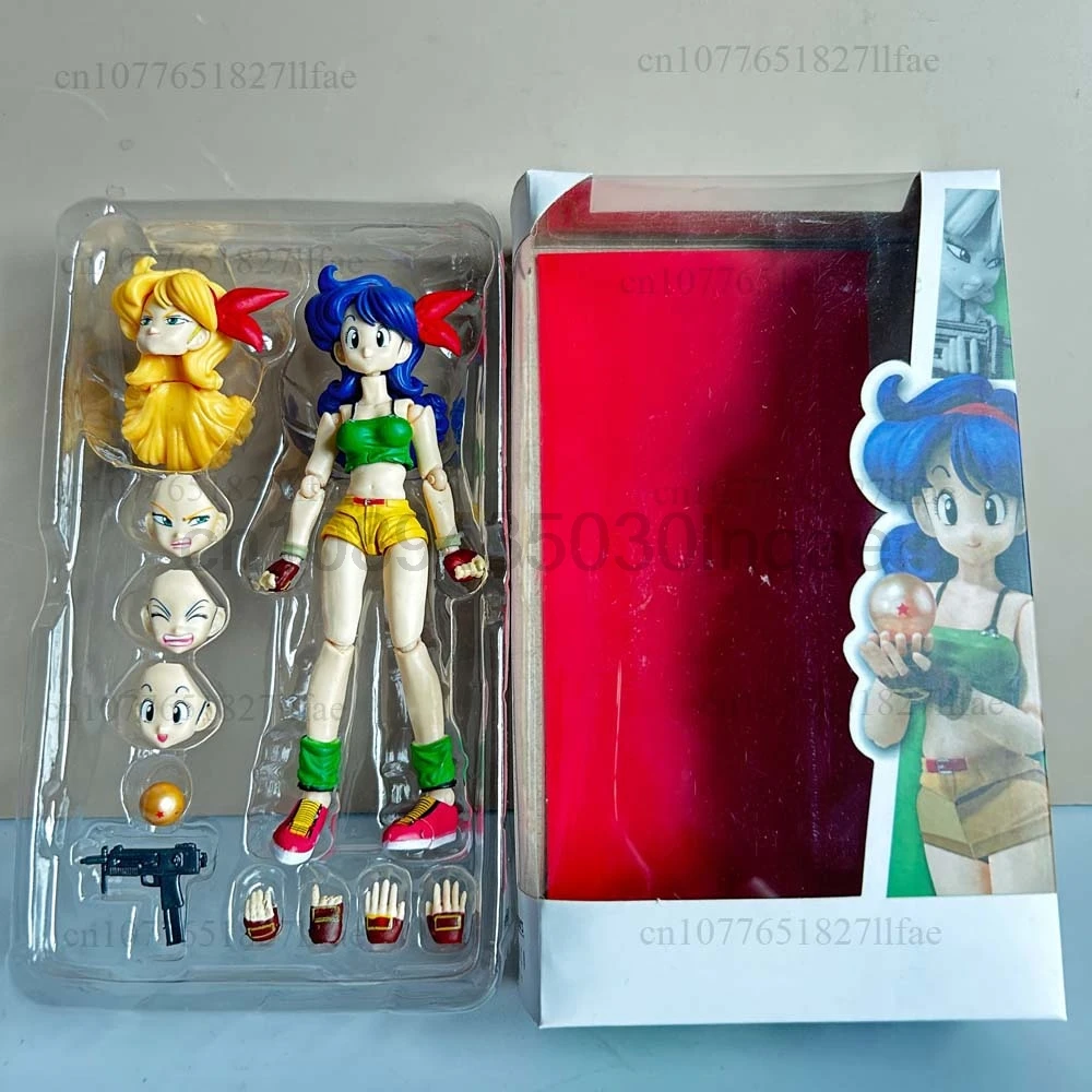 Dragon Ball Z Pink Blue Bulma S.H.Figuarts Bulma Beginn eines tollen Abenteuers Soul Blue Jugendliche Goku Actionfigur Modellspielzeug