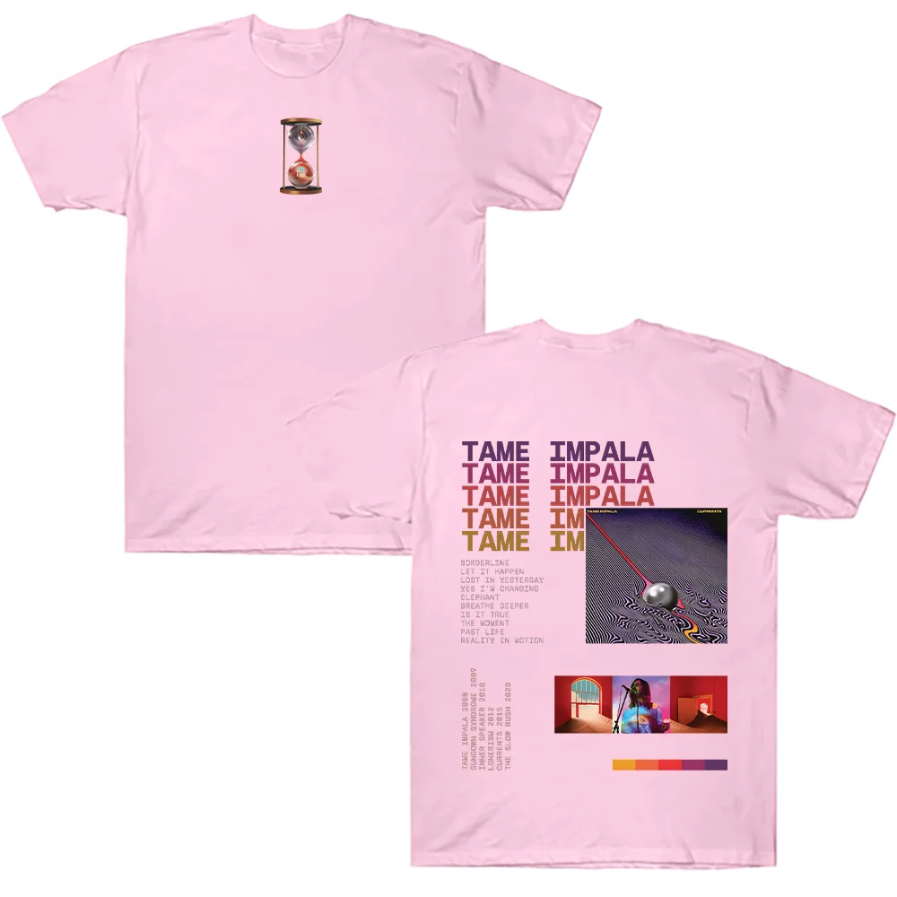 Tame Impala T-Shirts Vintage Tame Impala Currents Grafik-T-Shirt Unisex trendige Baumwoll-T-Shirts Sommer neues Design Geschenk für Fans T-Shirts – Detail 10
