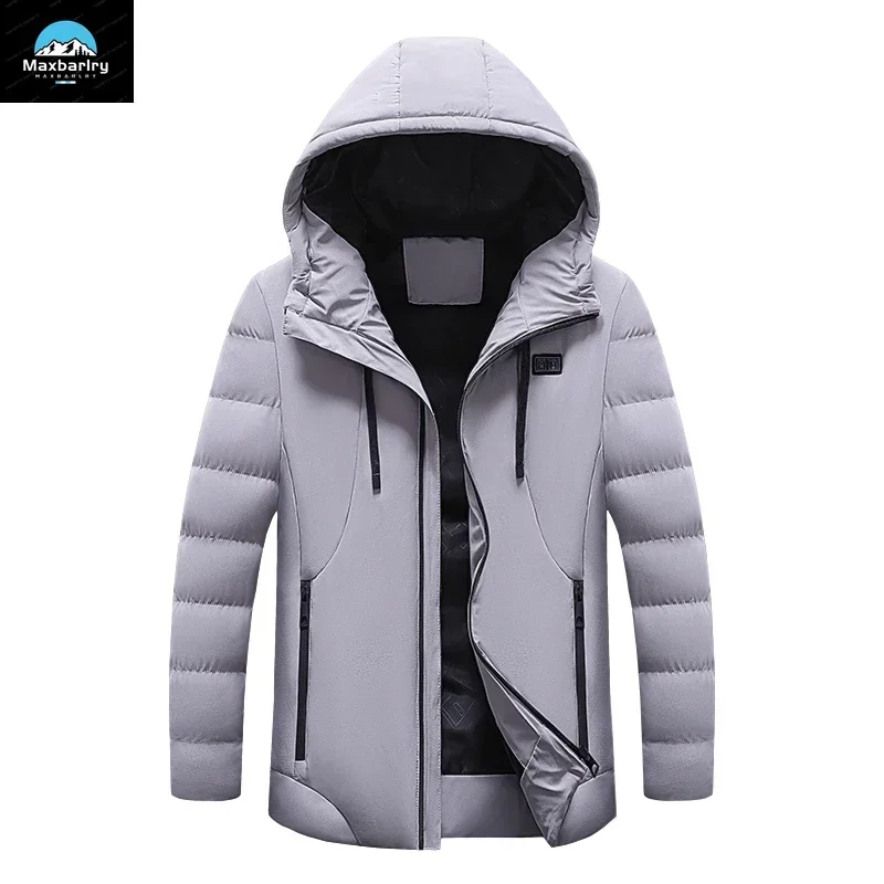 Men\'s Heating Jacket 11 Heating Areas Usb Charging Temperature Control Jacket Outdoor Camping Warm Cold Clothing Men Winter Coat