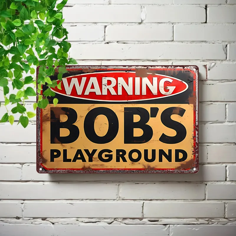 Vintage Style Warning Sign - 