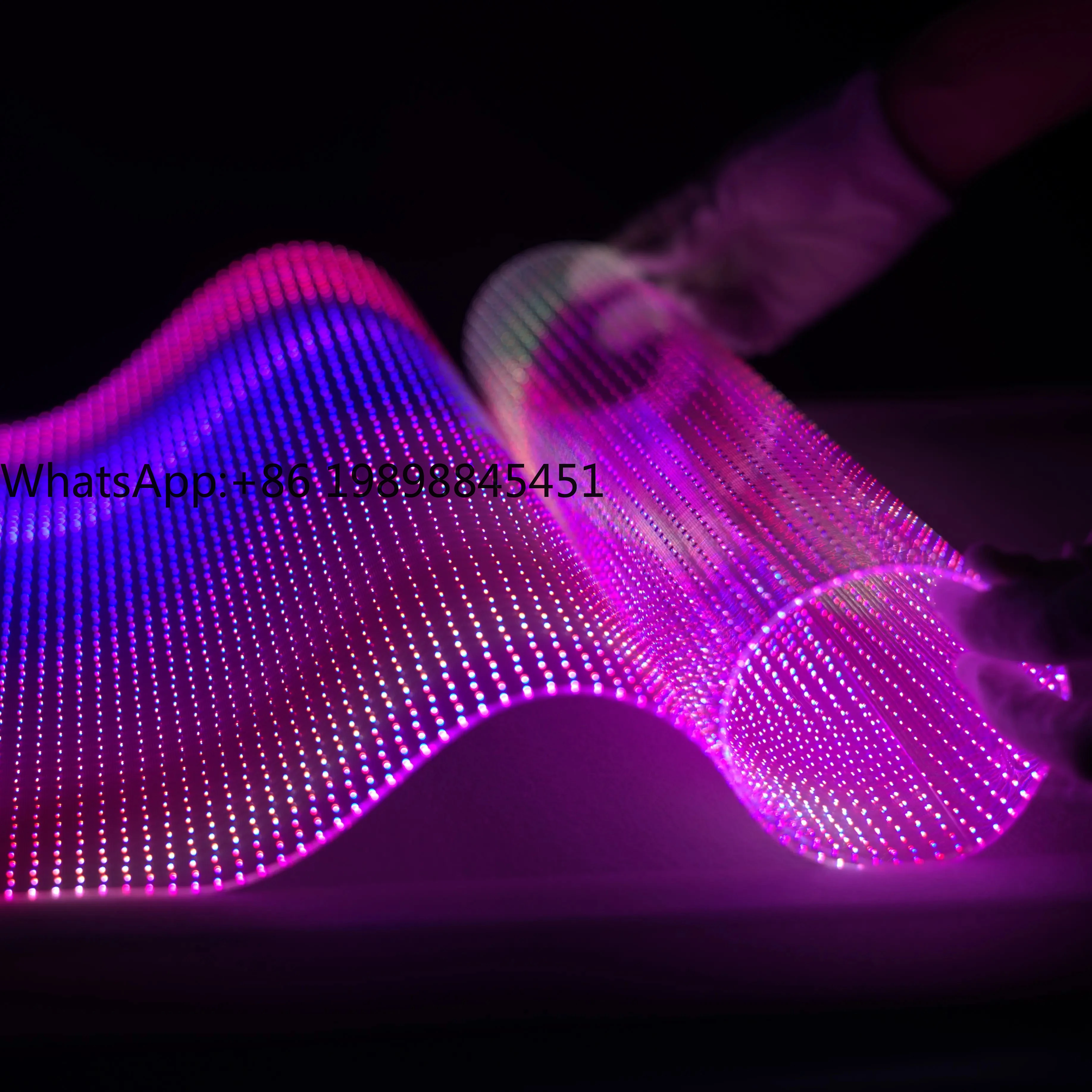 

P16 High Transparency Soft Indoor Transparent Soft LED Film Screen for Retail Store