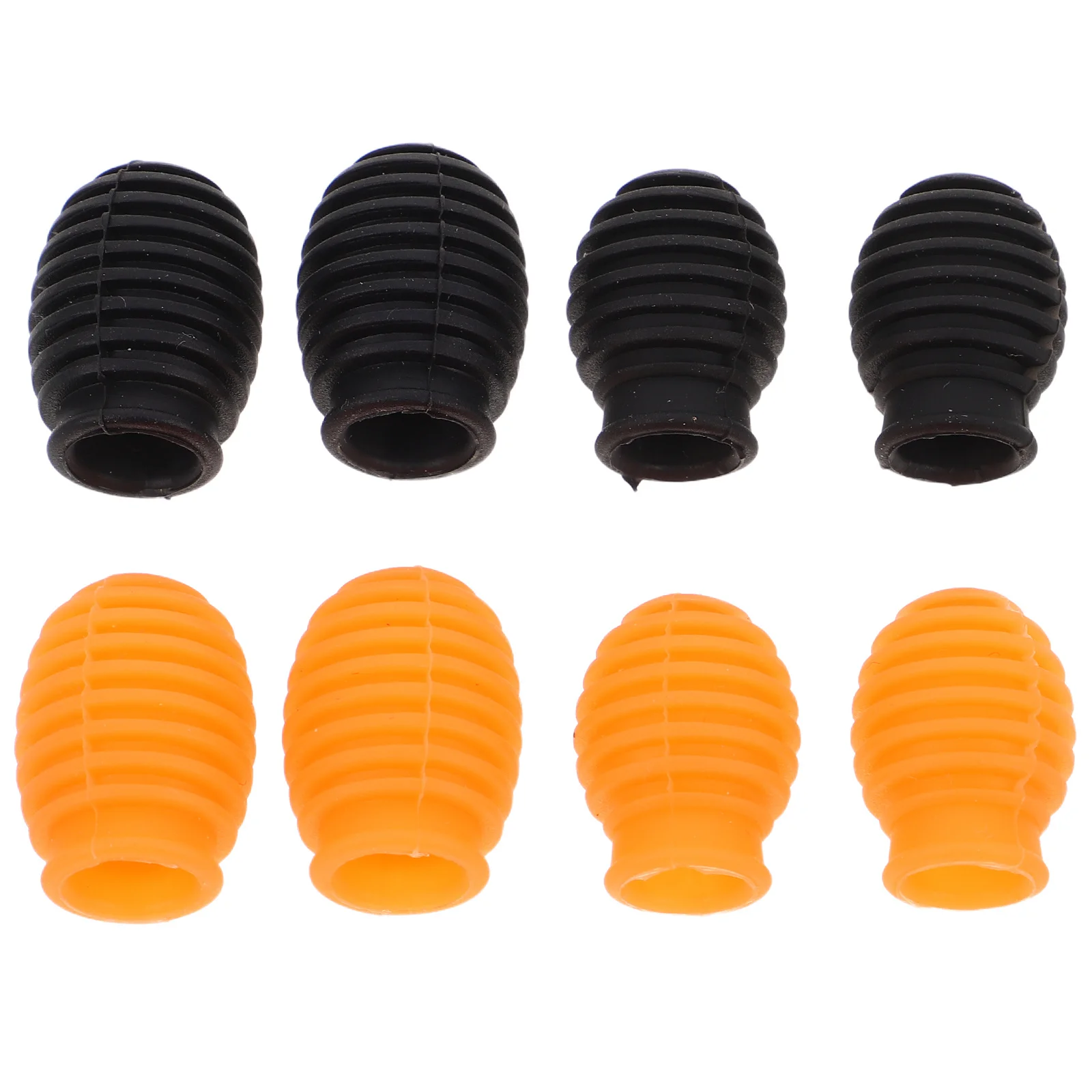 

8Pcs Silicone Drumstick Mutes Quiet Practice Drum Dampening Pads Drumstick Silent Tips Percussion Accessories Drum Mute Tips