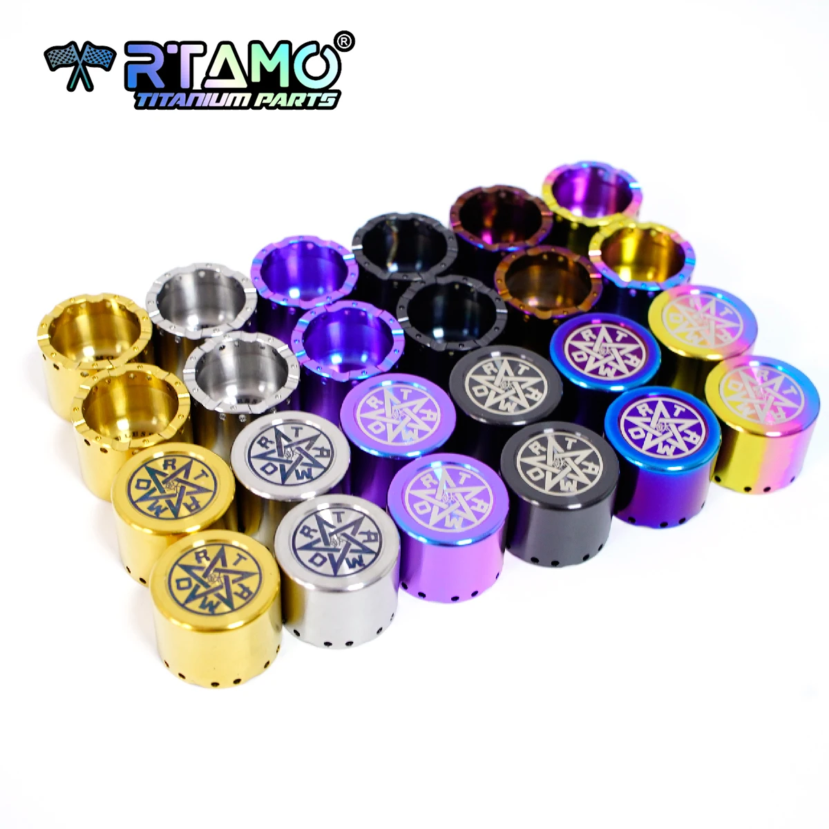 RTAMO Piston Titanium Gr5 untuk brombo M50 Stylema /M4.32 /GP4-RX/kaliper HPK