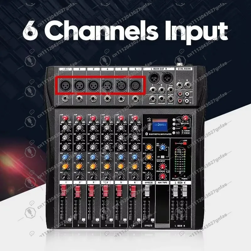 Professional 6-channel DJ controller mixer Usb audio at a competitive price