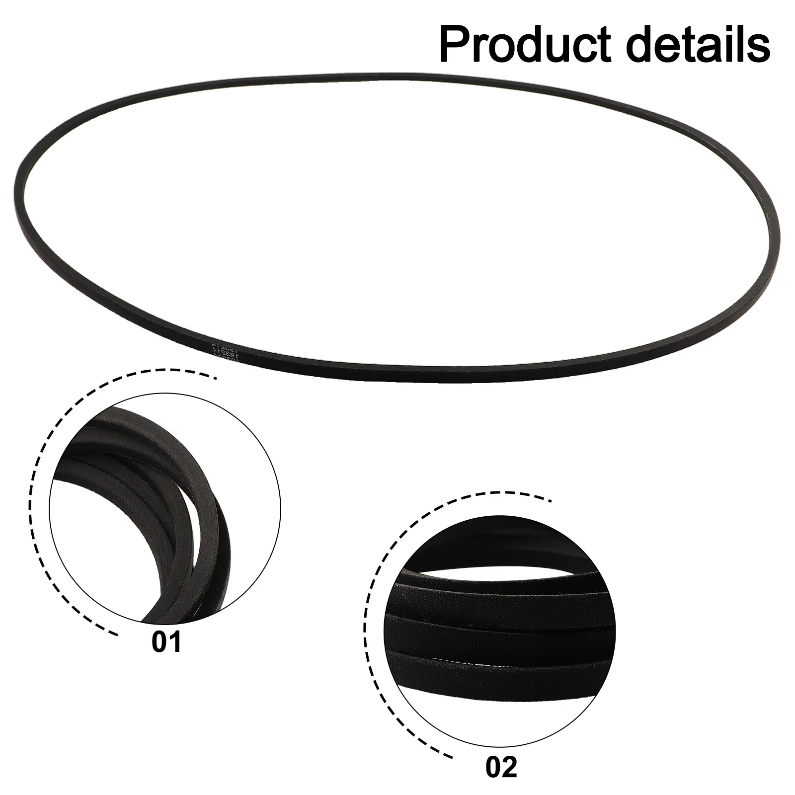 Deck Belt 193214 Replacement Deck Belt Perfect Fit High-Quality Replacement Long-Lasting Performance For Poulan 532125907