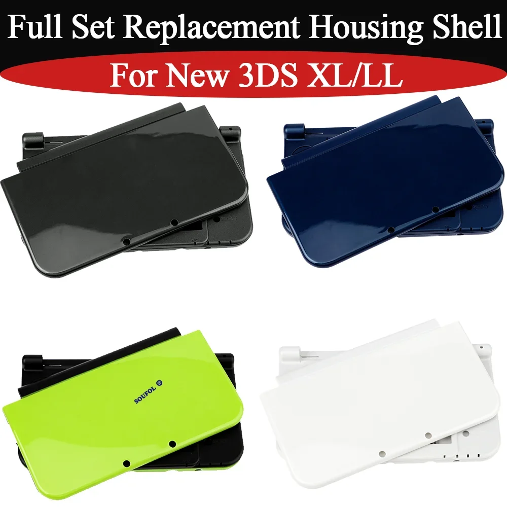 New 4Colors For NEW 3DS XL LL Full Set Housing Shell Case with