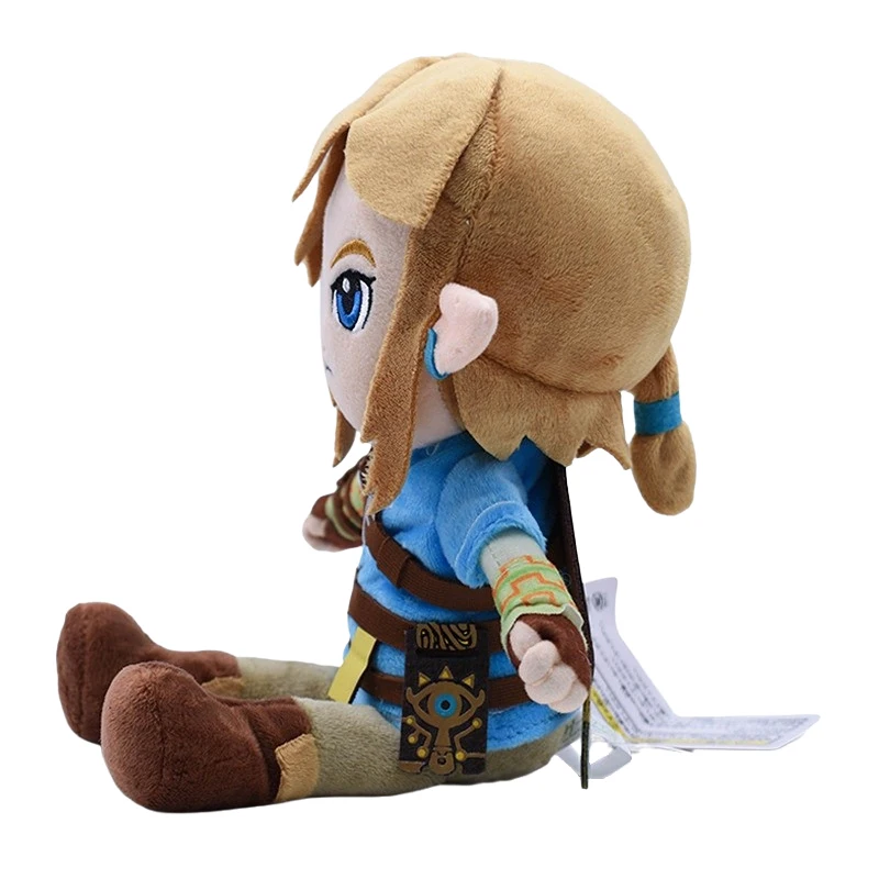 Jouets en peluche la légende de Zelda, 27cm, jeu de périphérique, lien, figurines de dessin animé, poupées douces, cadeaux d'anniversaire pour enfants, décor Kawaii, nouveau