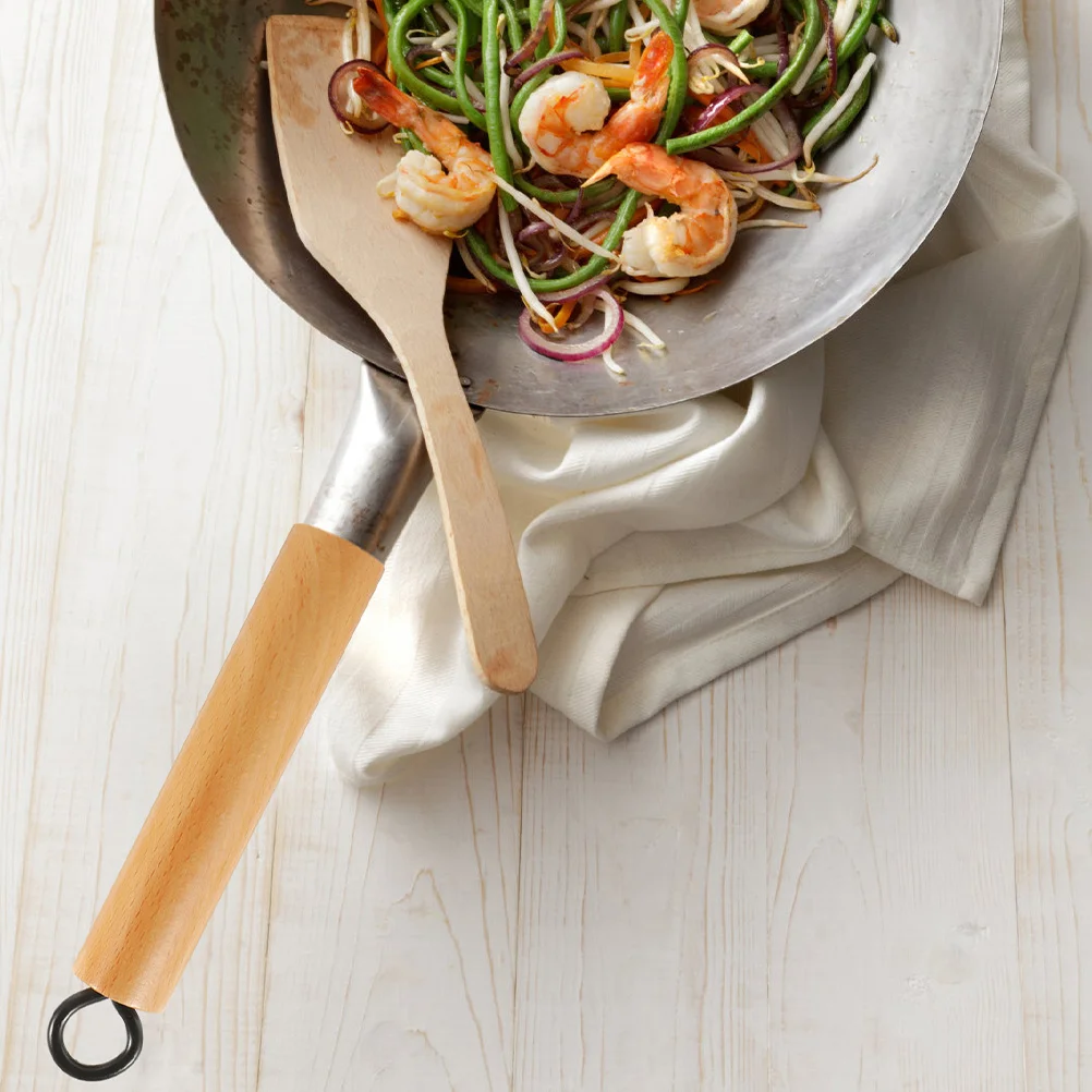 

Ergonomic Anti-Scald Pot Handle Wooden Pan Handle Replacement Frying Milk Pot Kitchen Tool Cookware Supplies Kitchen Utensils