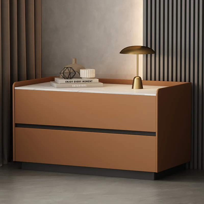 거실 현대 침대 옆 테이블 럭셔리 서랍 나무 캐비닛 Nightstand 독특한 간단한 장식 Mesitas De Noche 호텔 가구