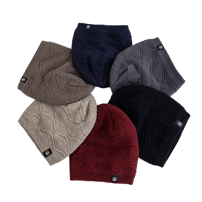 نمط جديد للجنسين قبعة الشتاء الدافئة موضة رسالة تزيين محبوك قبعة الرجال والنساء أفخم الفراء اصطف سميكة قبعة تزلج قبعة