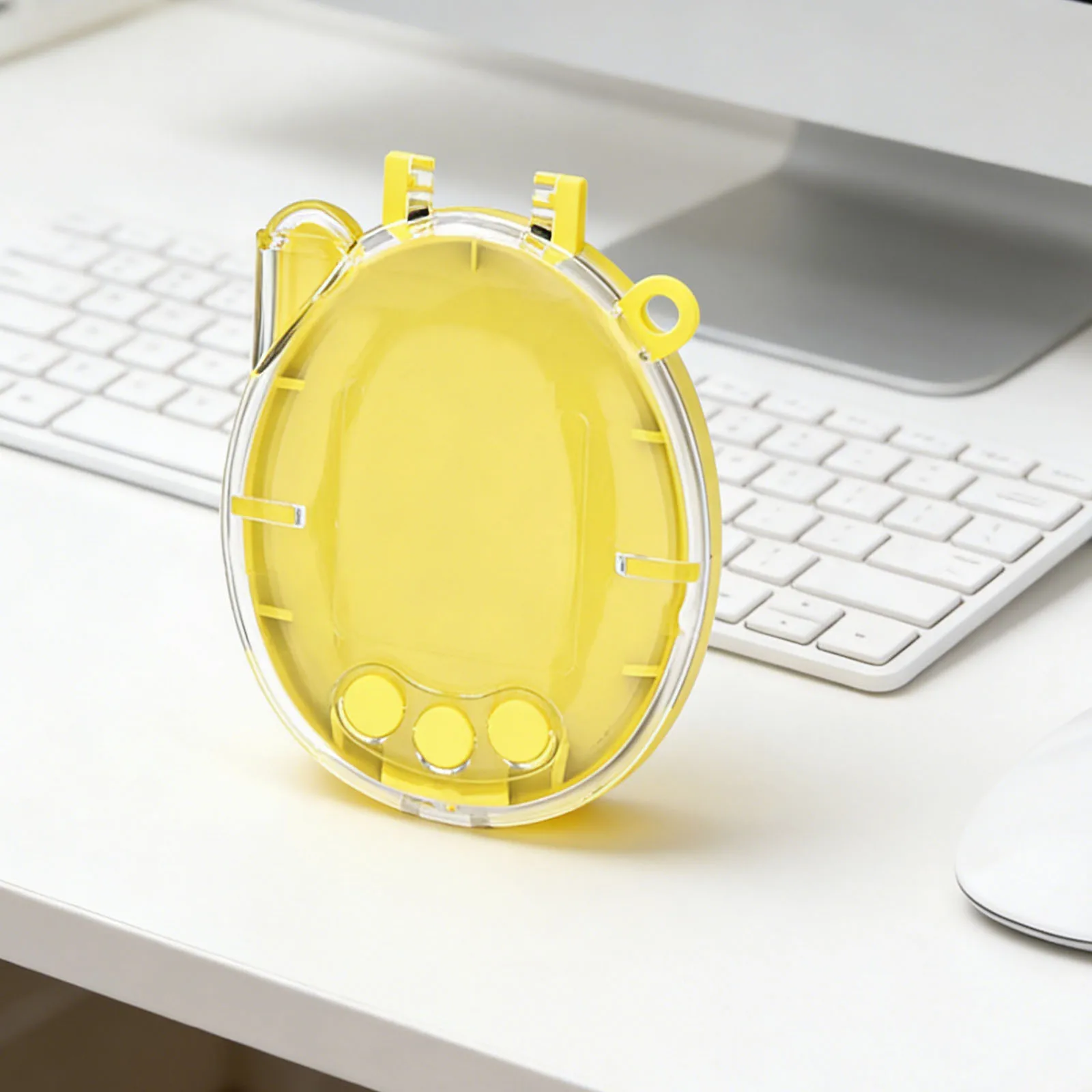 Crystal Clear Protective Shell Simple Shockproof Game Console Decorative Cover Accessories Suitable for Tamagotchi Connection