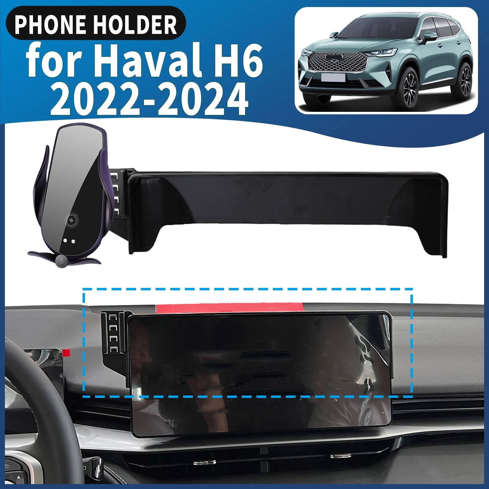 

fit for Toyota Tundra 2022 2023 2024 Car Phone Holder Mount Vehicle-Specific GPS Navigation Easy Installation accessoires