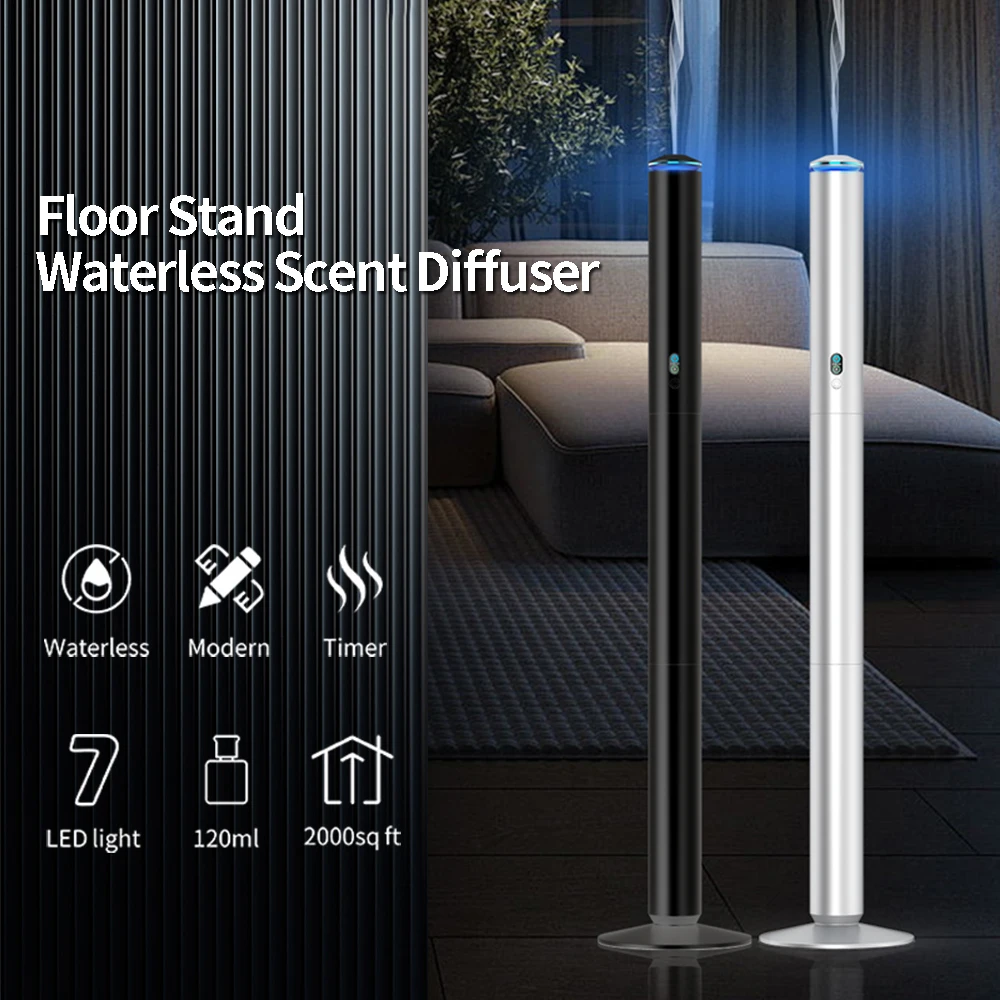 Strong Mist Floor Standing Luxury Fragrance Oil Silent Waterless Commercial Aroma Home Diffuser
