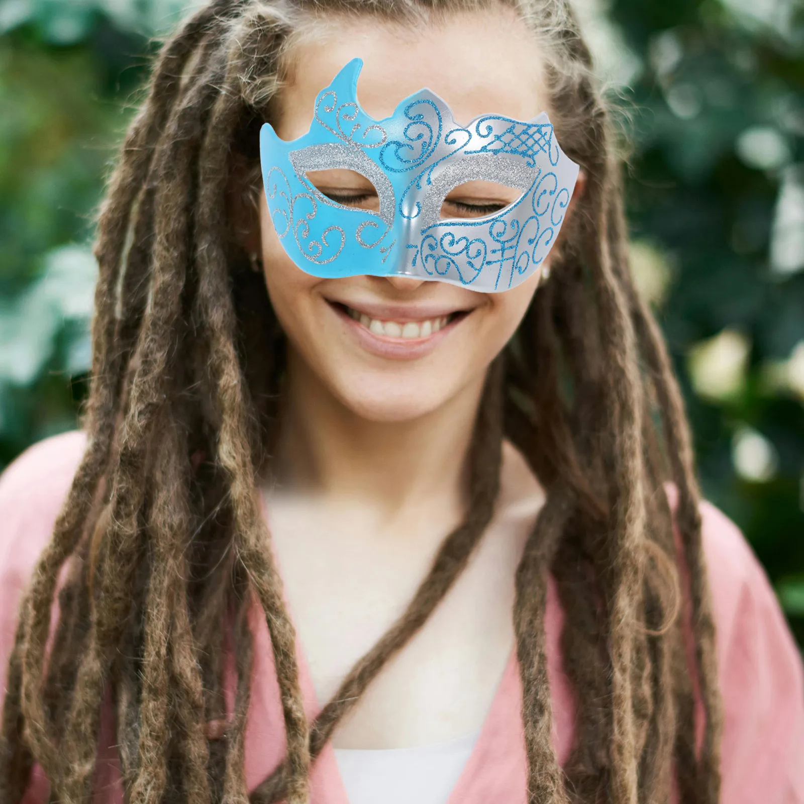 Painted Mask Fancy Party LED Halloween Cosplay Masks Masquerade Abs Prop Carnival Man