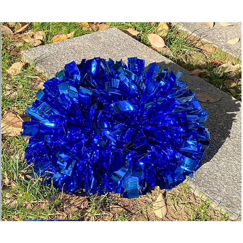 

Holographic royal blue,custom cheerleader Pom pom,pick size,one pair