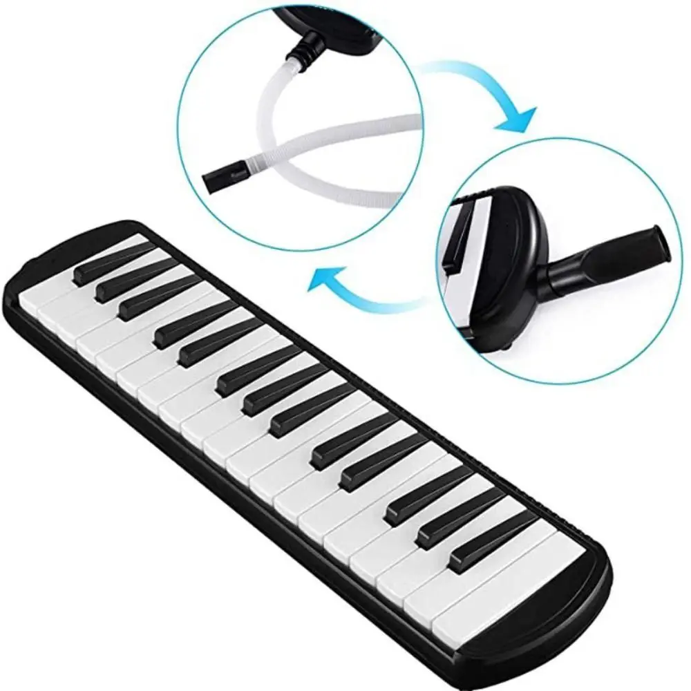 Music Class 32 Keys Pianica Mouthpiece Educational Harmonica Piano Keys Keyboard Style Mouth Organ Present