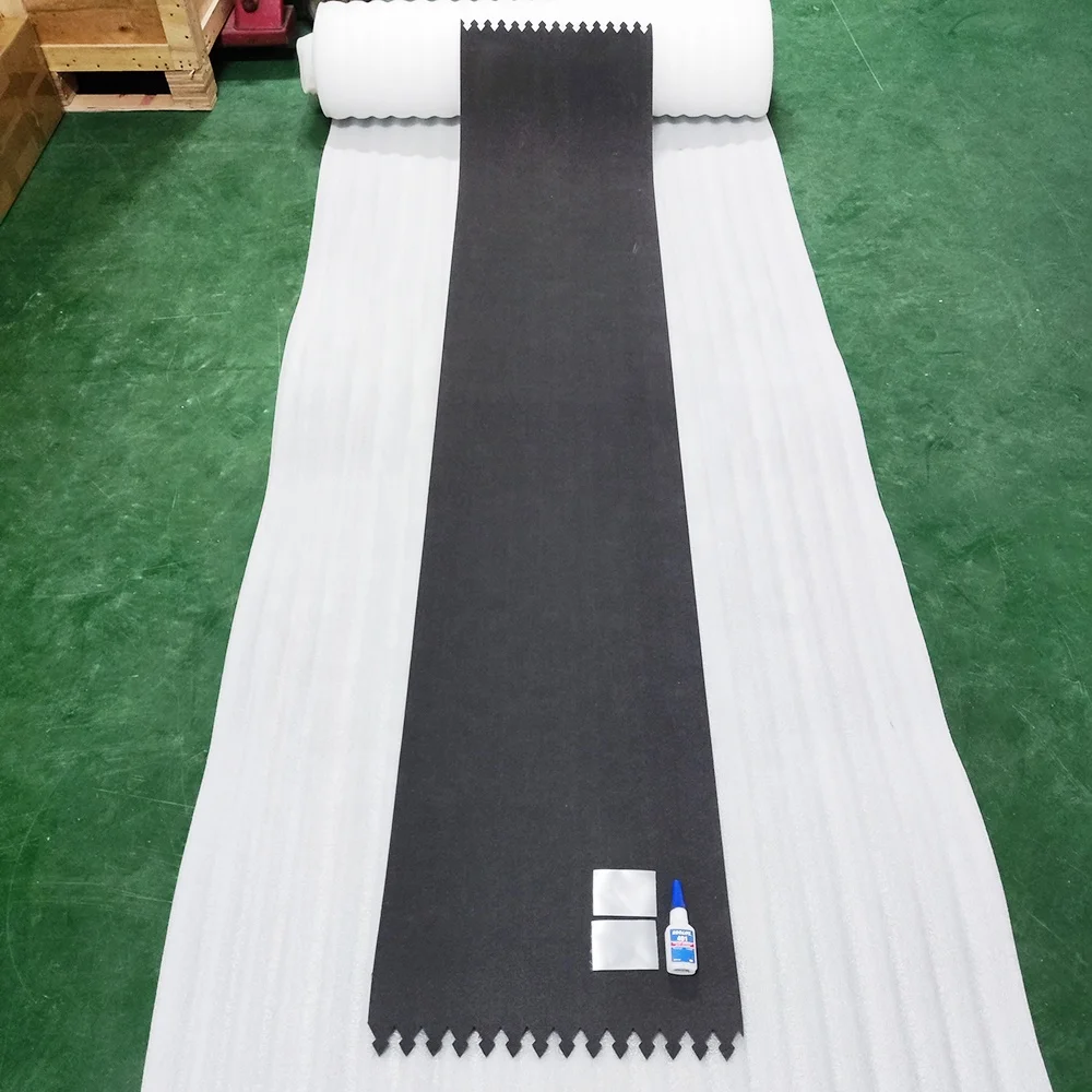 Automatic Feeding Felt Mat Conveyor Belt 2210 440 2.5 MM for JWEI LST 6040 Machine